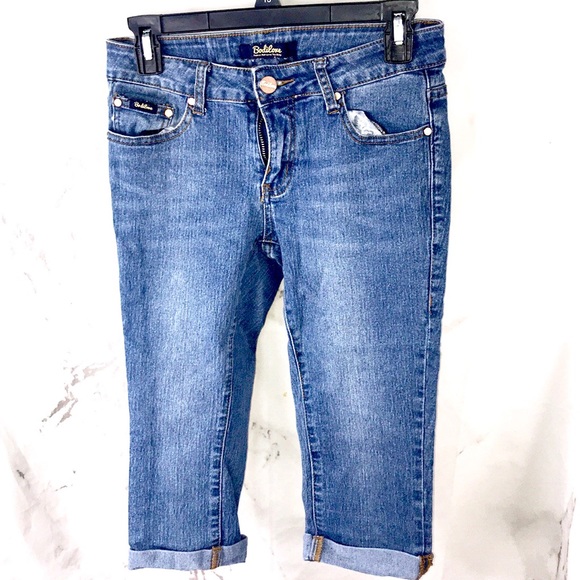 Bodilove capri shorts denim jean short - Picture 1 of 3